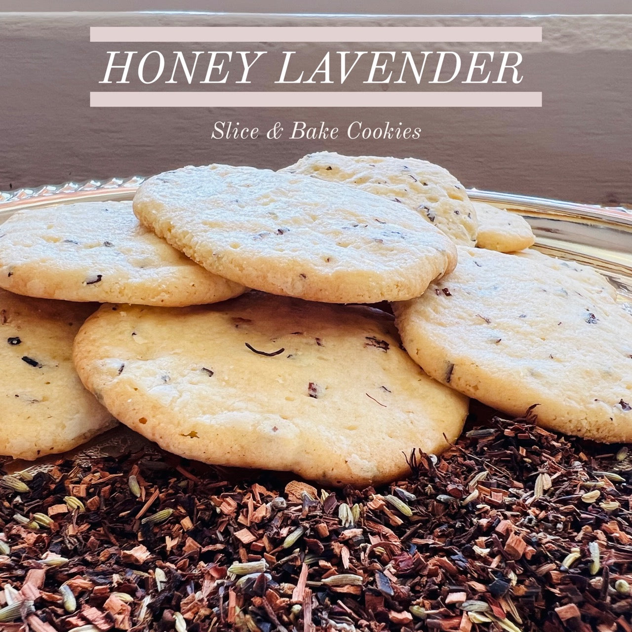 Honey Lavender Slice and Bake Cookies